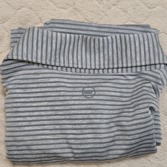 Vineyard Vines Sankaty Gray Striped Boys Polo, Size L - 16 - Picture 6 of 6